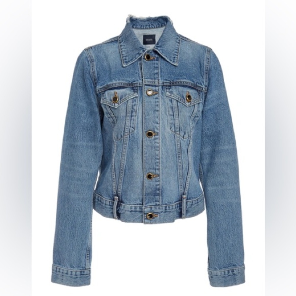 Khaite Richard distressed denim jacket XS/S
